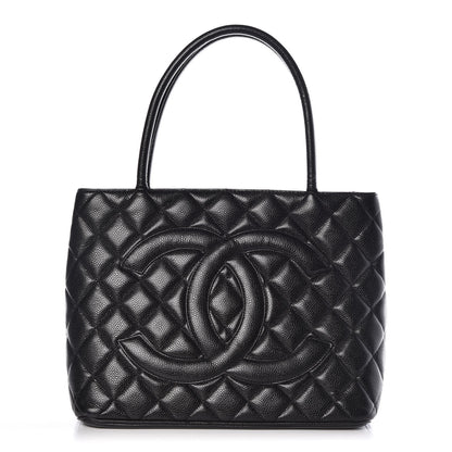 Chanel Caviar Quilted Medallion Tote Black 1 of 12