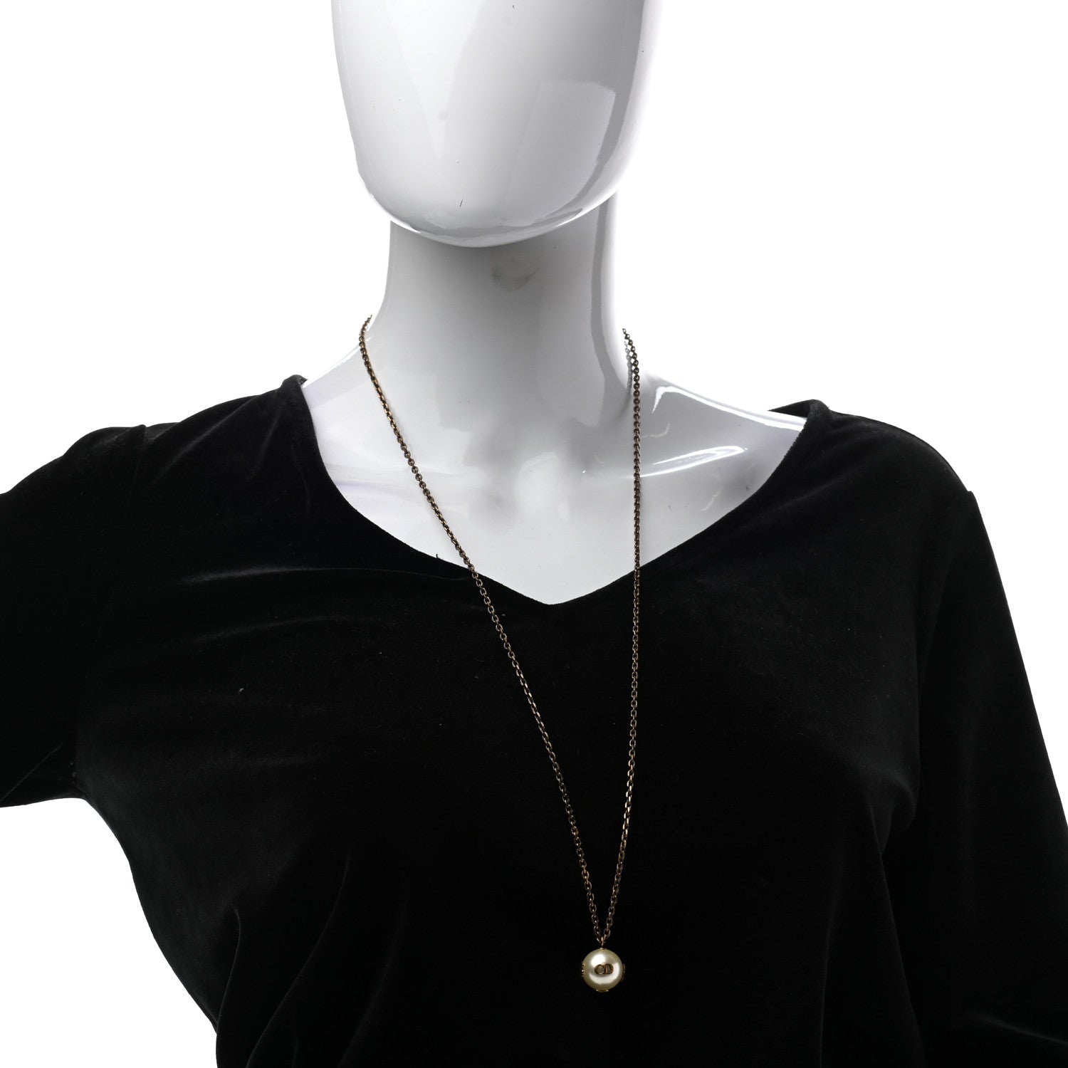 Christian Dior Tresor De Tribal Long Necklace Gold 2 of 5