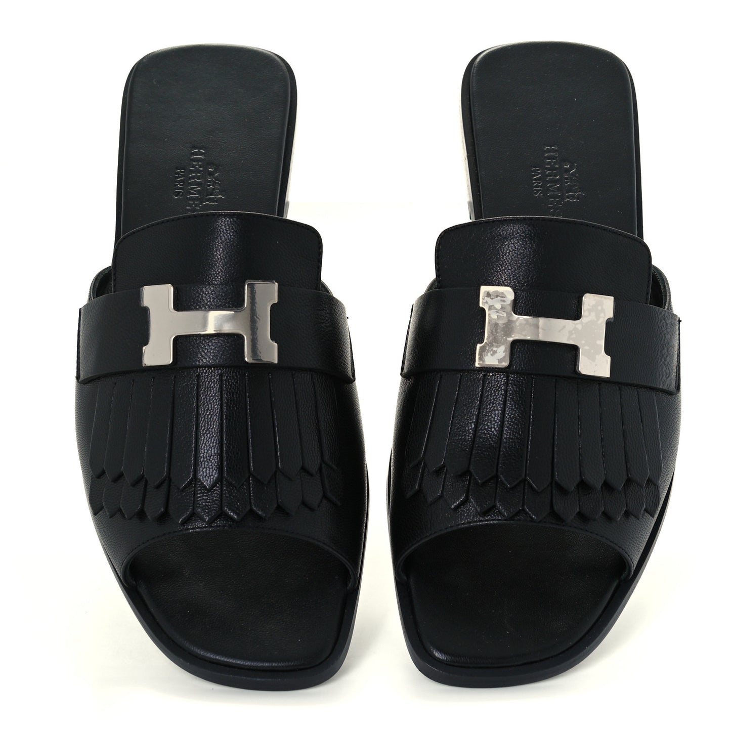 Goatskin Auteuil Sandals 37 Black