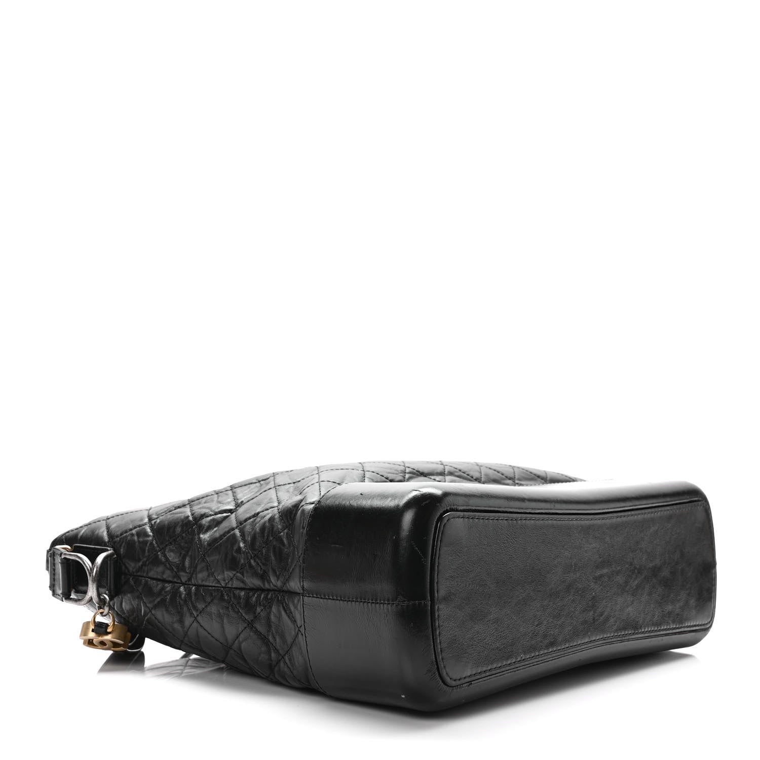 Chanel Calfskin Quilted Large Gabrielle Shopping Tote Black 4 of 11