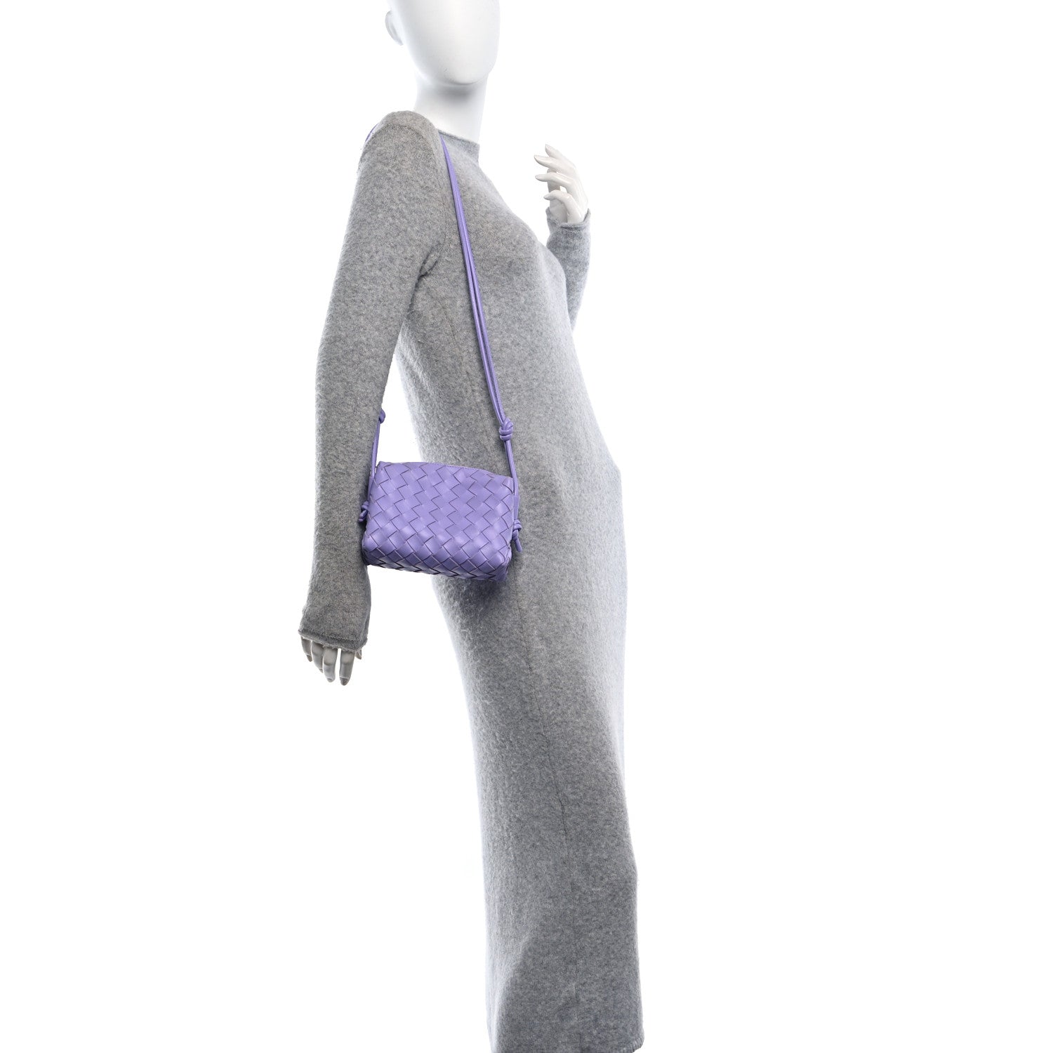 Bottega Veneta Nappa Intrecciato Mini Loop Camera Bag Wisteria 2 of 9