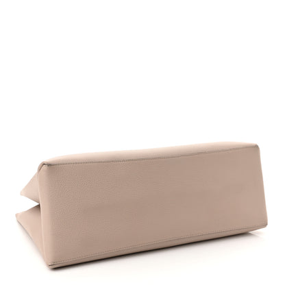Louis Vuitton Grained Calfskin Lockme Shopper Greige 4 of 10