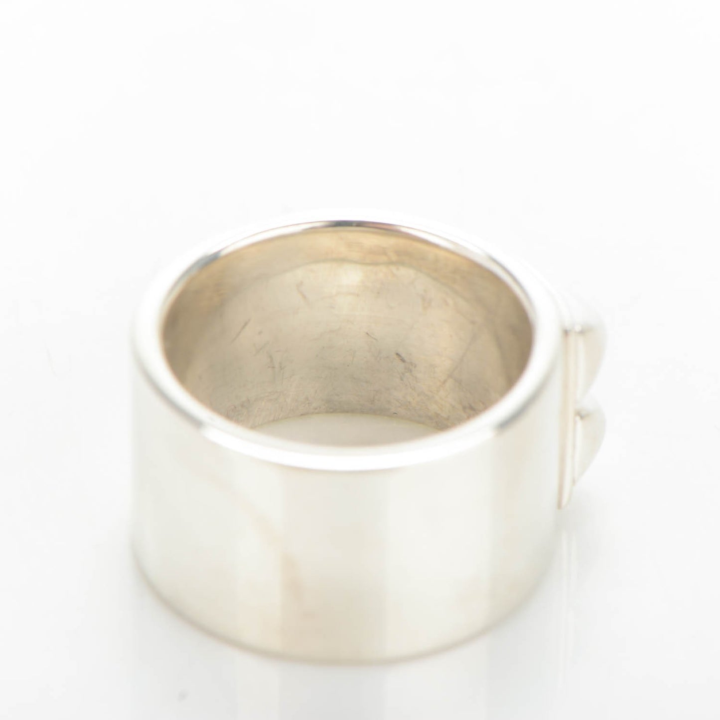 Sterling Silver Collier De Chien CDC Ring 53 6.25