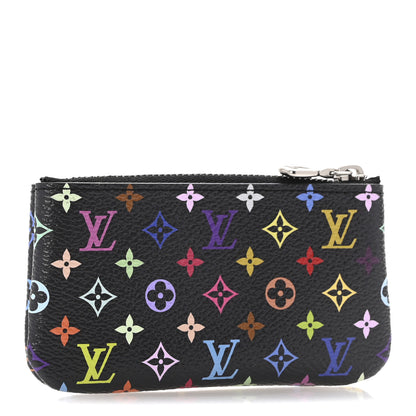 Louis Vuitton LV X TM Monogram Multicolor Key Pouch Black 3 of 9