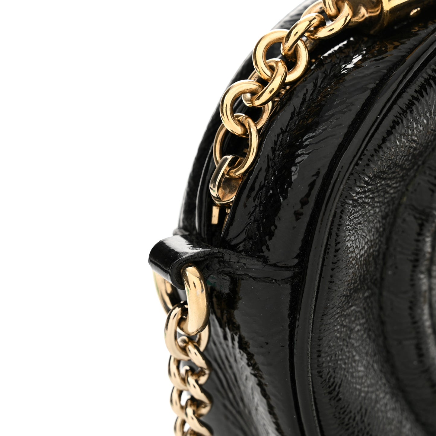 Patent Mini Soho Chain Bag Black