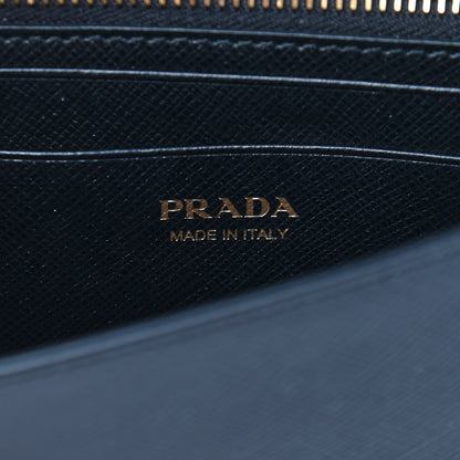 Prada Saffiano Metal Oro Mini Bag Black 11 of 15