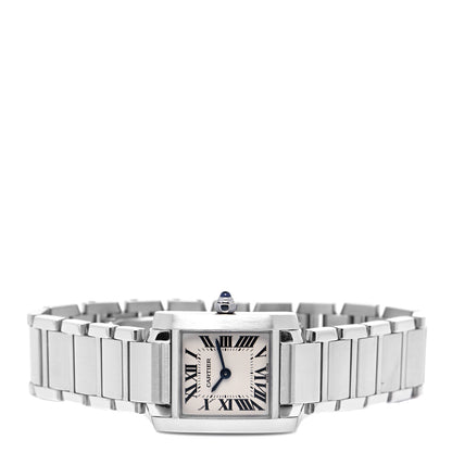 Cartier Stainless Steel 20mm Tank Francaise Quartz Watch 2 of 4