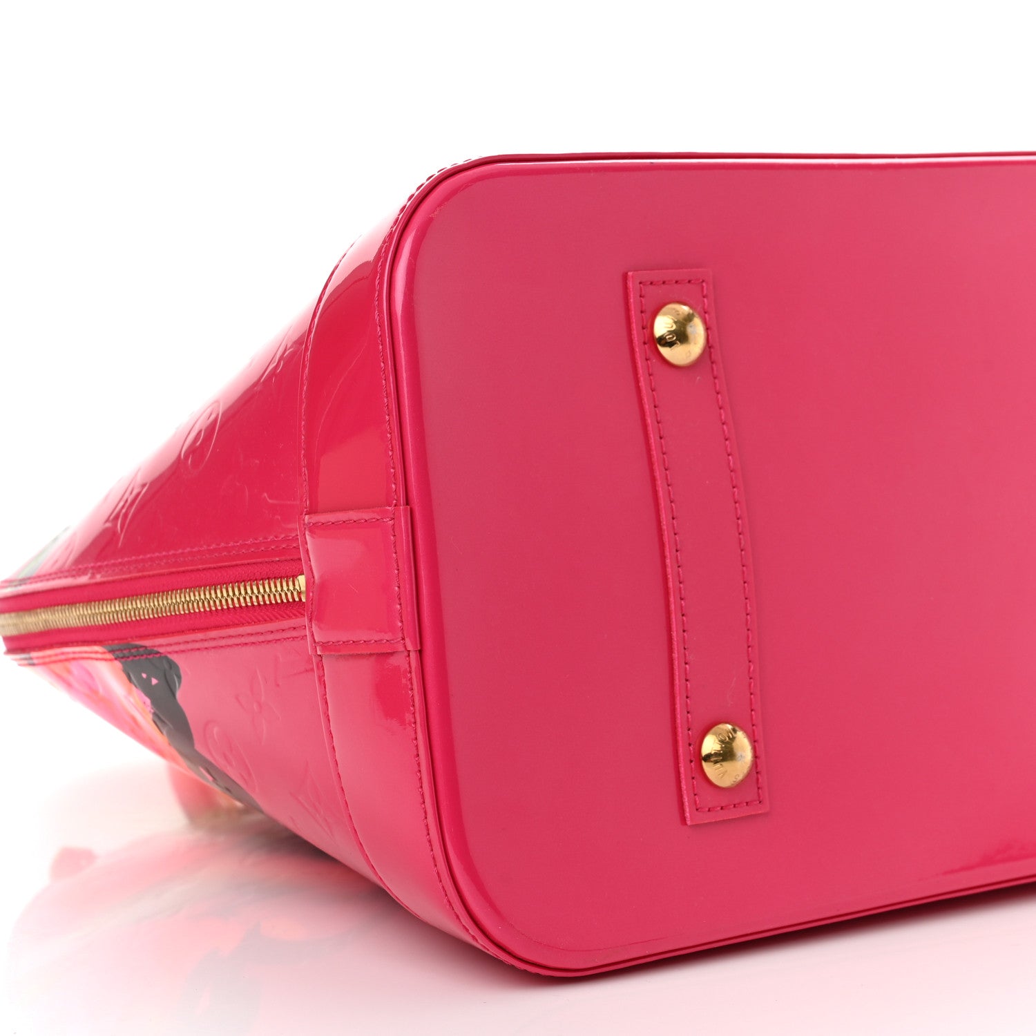 Louis Vuitton Vernis Roses Alma GM Rose Pop 7 of 10