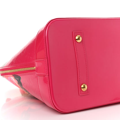 Louis Vuitton Vernis Roses Alma GM Rose Pop 7 of 10