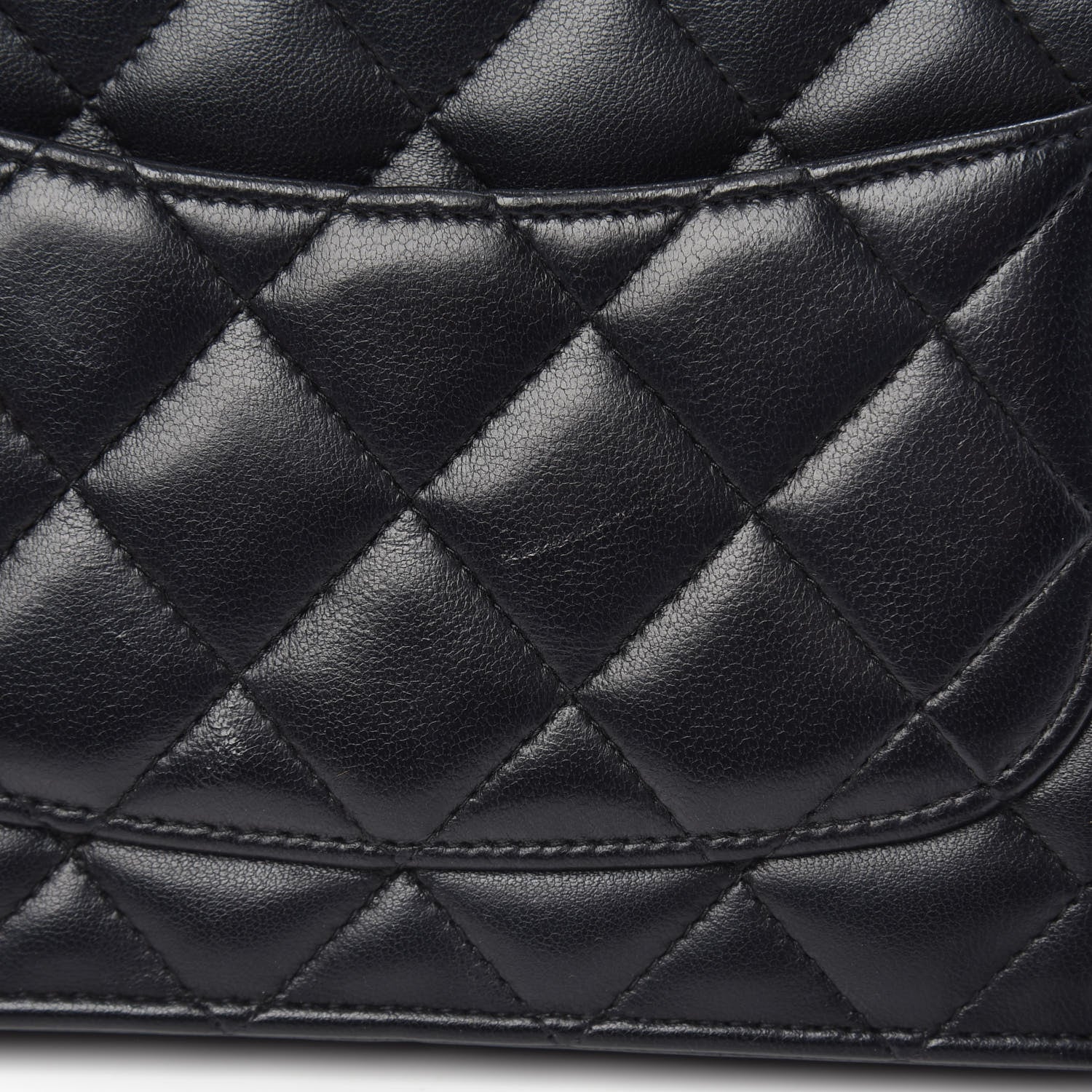 Chanel Lambskin Quilted Wallet On Chain WOC Black 12 of 14