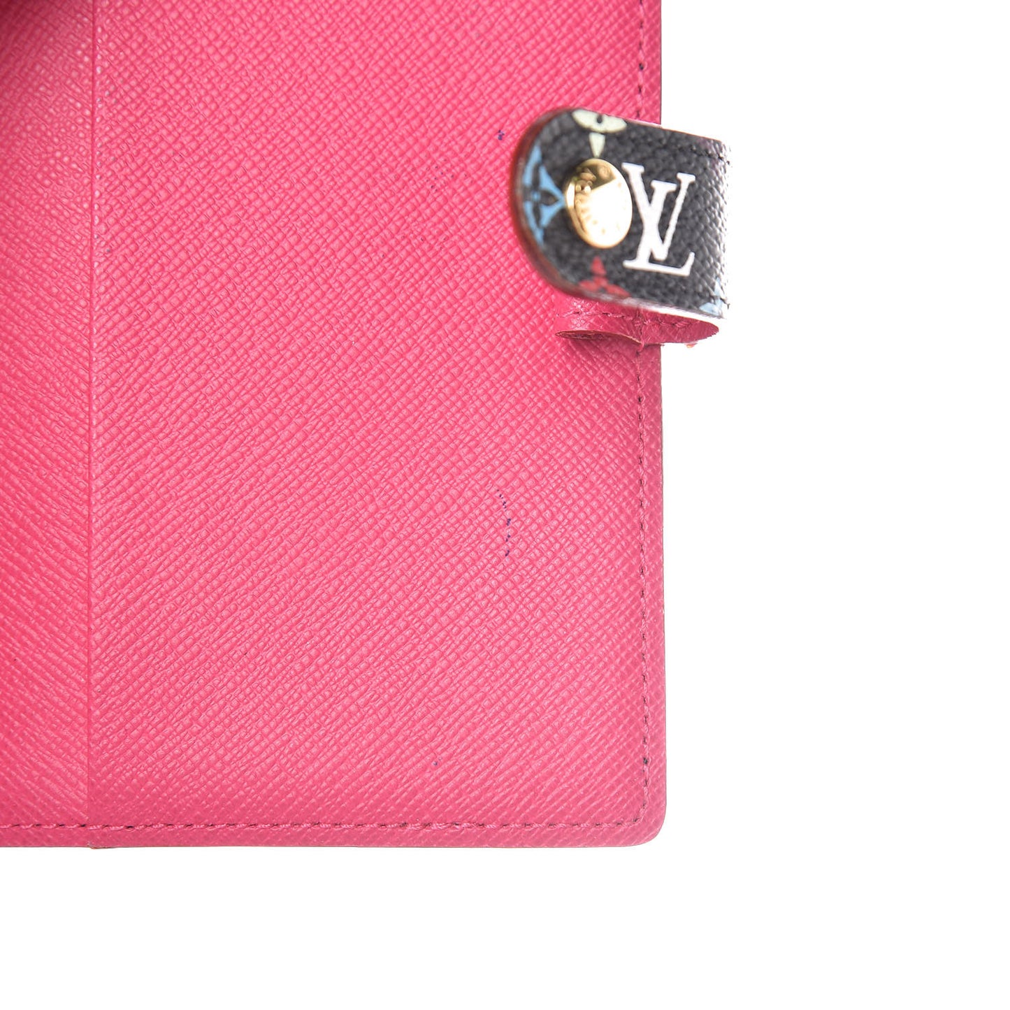 Monogram Multicolor Small Ring Agenda Cover Black Grenade