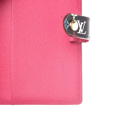 Louis Vuitton Monogram Multicolor Small Ring Agenda Cover Black Grenade 8 of 8