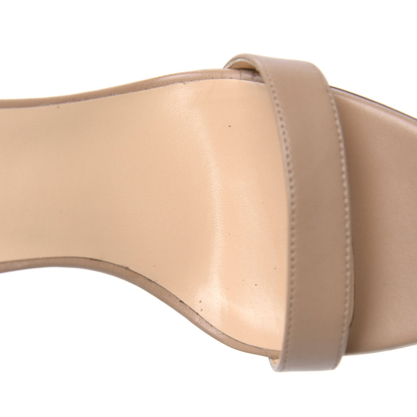 Nappa Shiny PVC Jonatina 100 Sandals 37.5 Nude