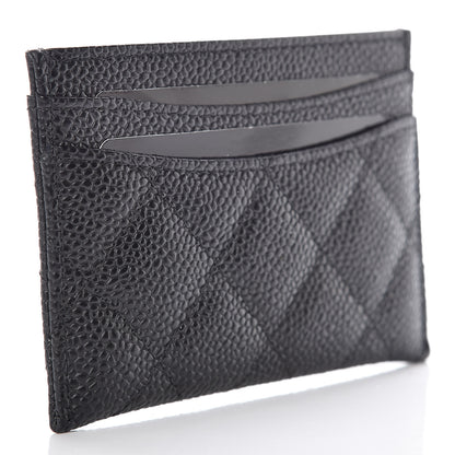 Chanel Caviar Quilted Card Holder Black 3 of 11