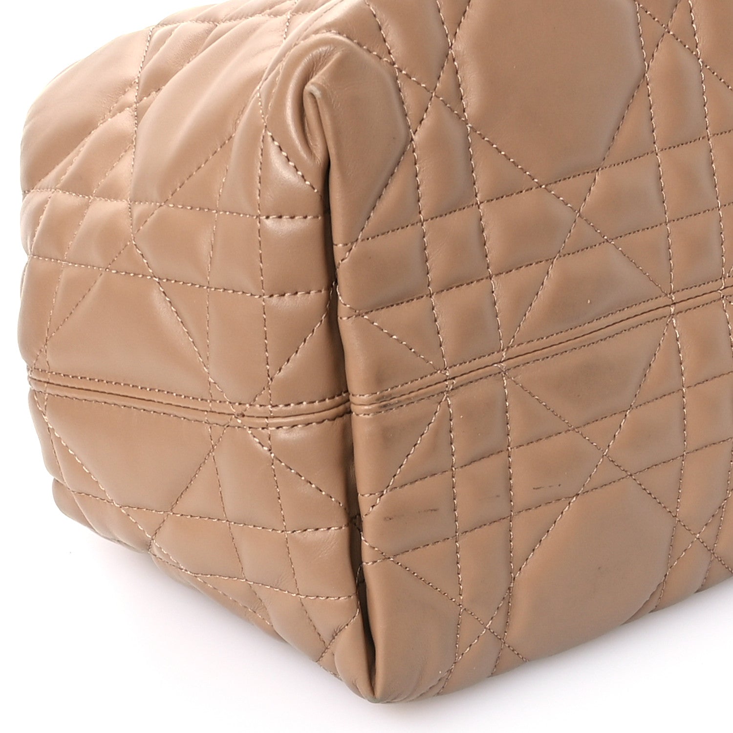 Christian Dior Calfskin Macrocannage Medium Toujours Tan 10 of 11