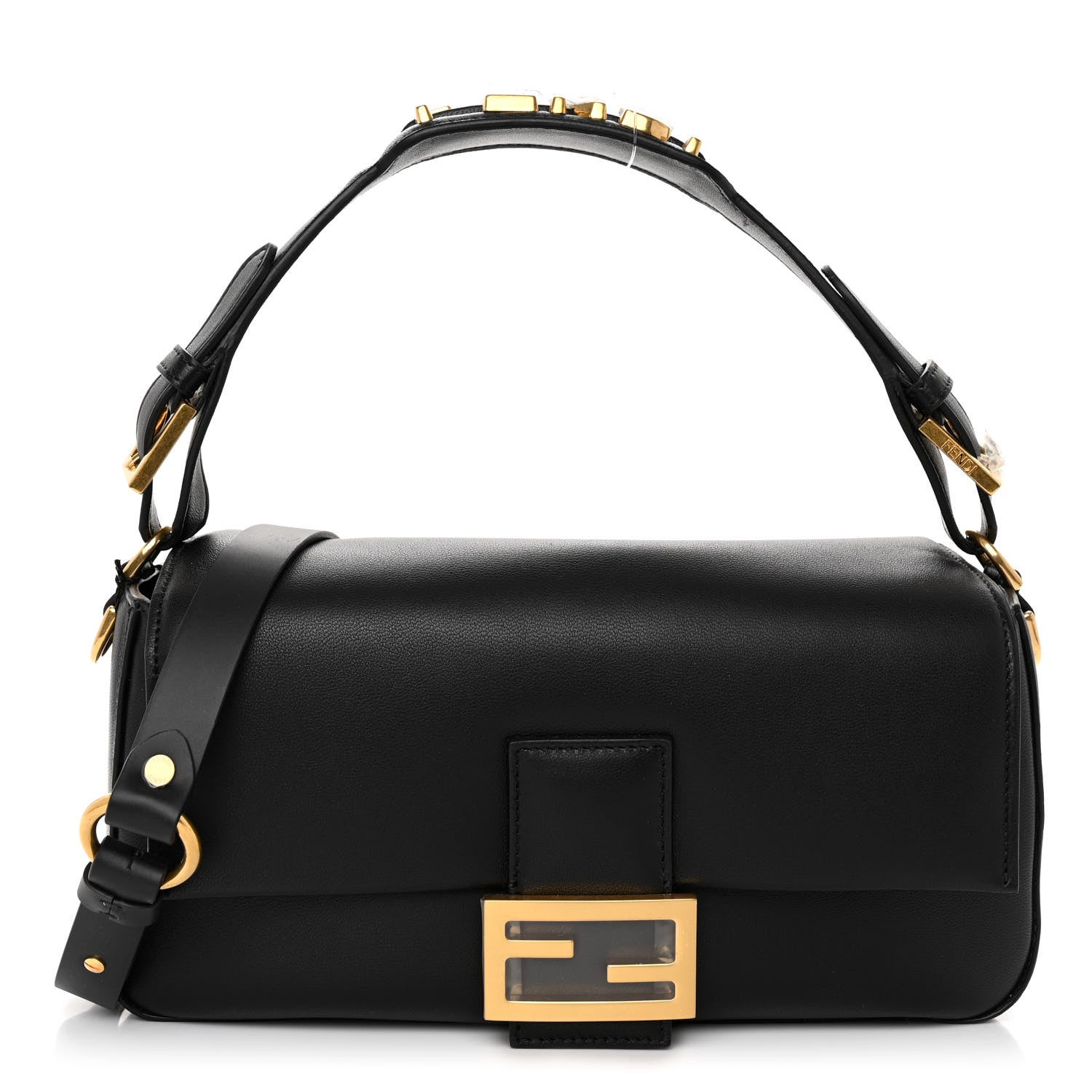 Fendi Nappa Friends Of Fendi Baguette Black 1 of 9