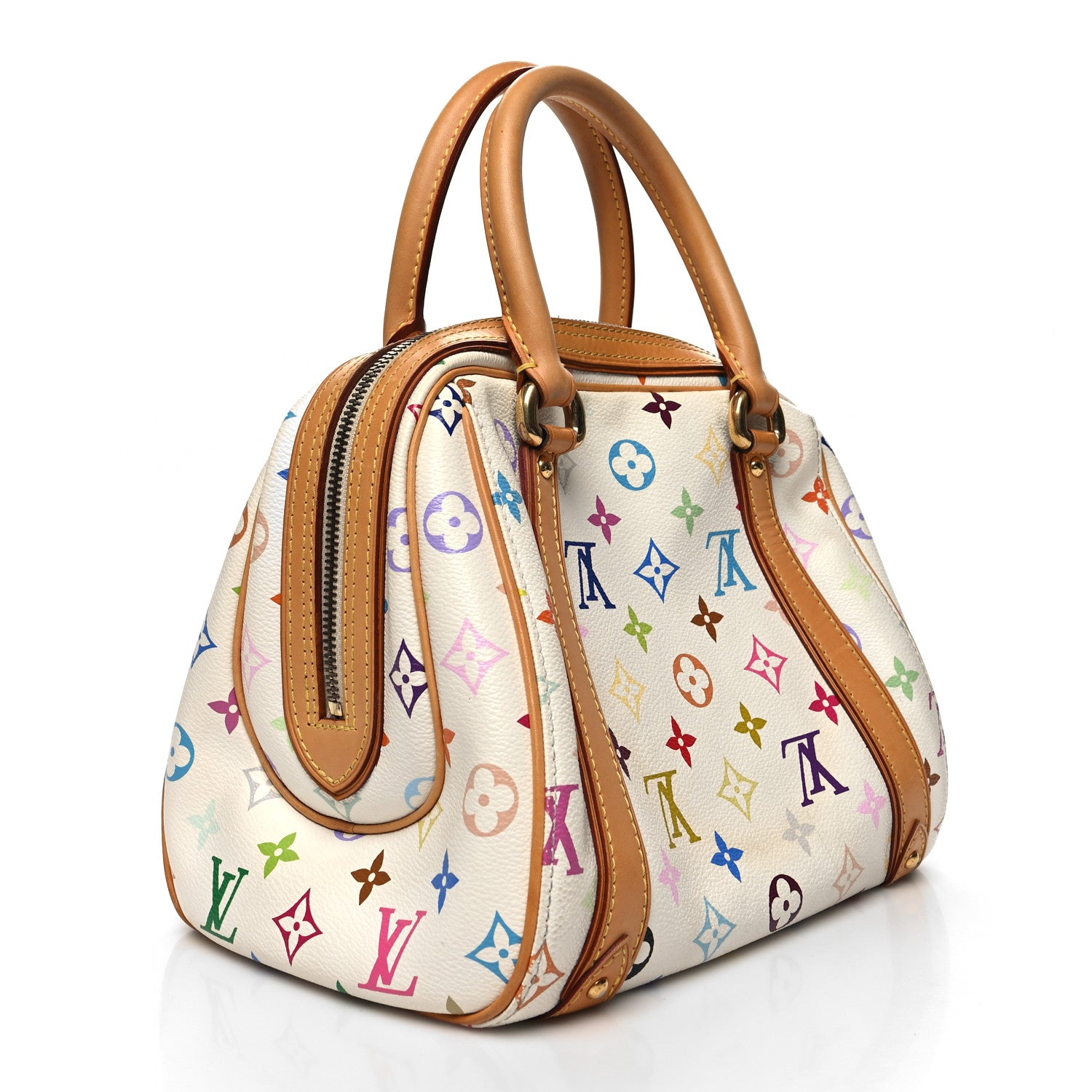 Louis Vuitton Monogram Multicolor Priscilla White 2 of 15