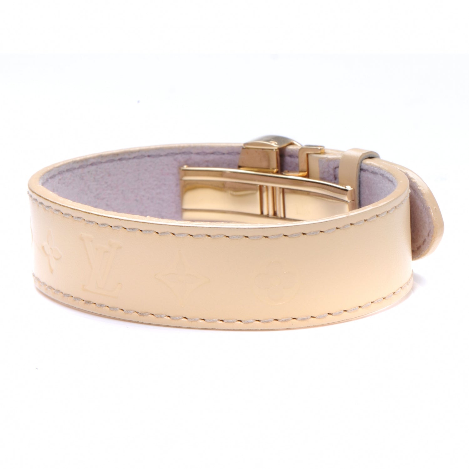 Louis Vuitton Mat Monogram Wish Bracelet Beige 5 of 6