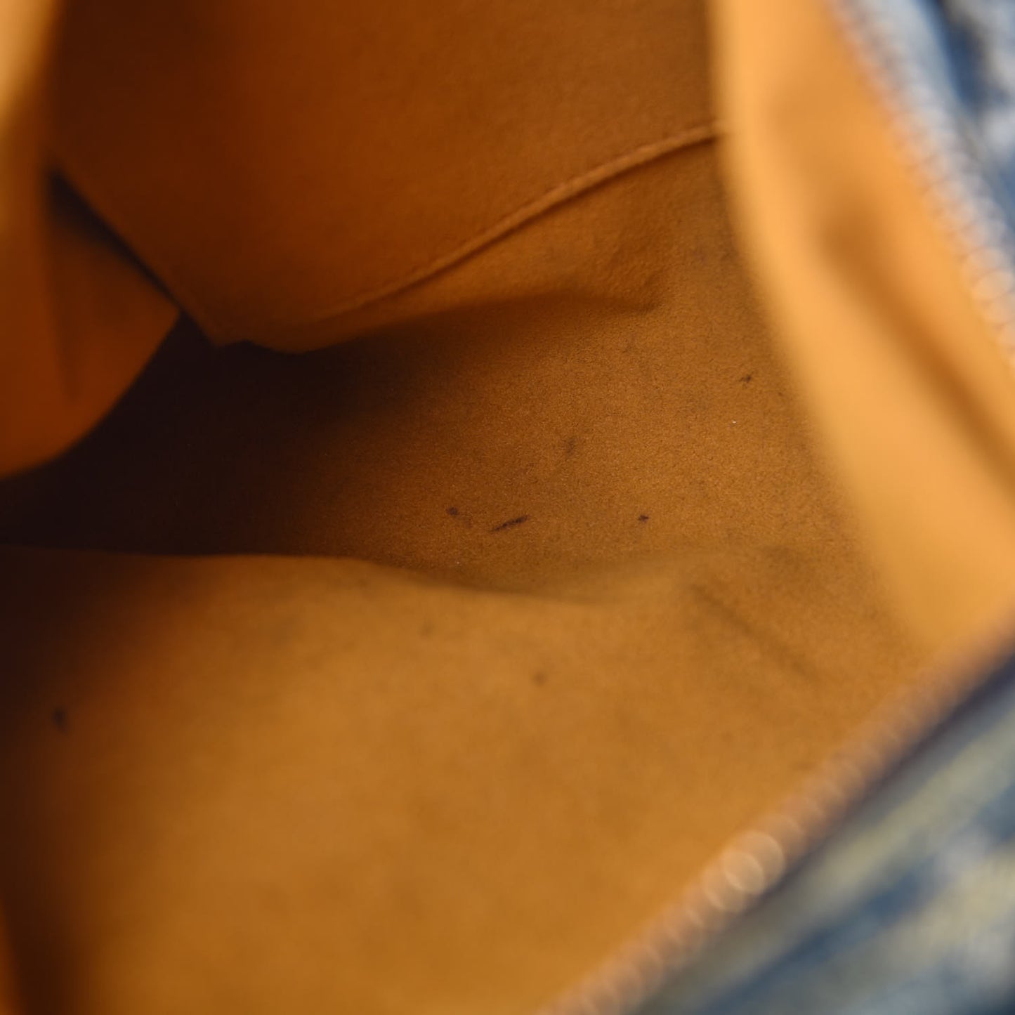Monogram Denim Baggy PM Blue