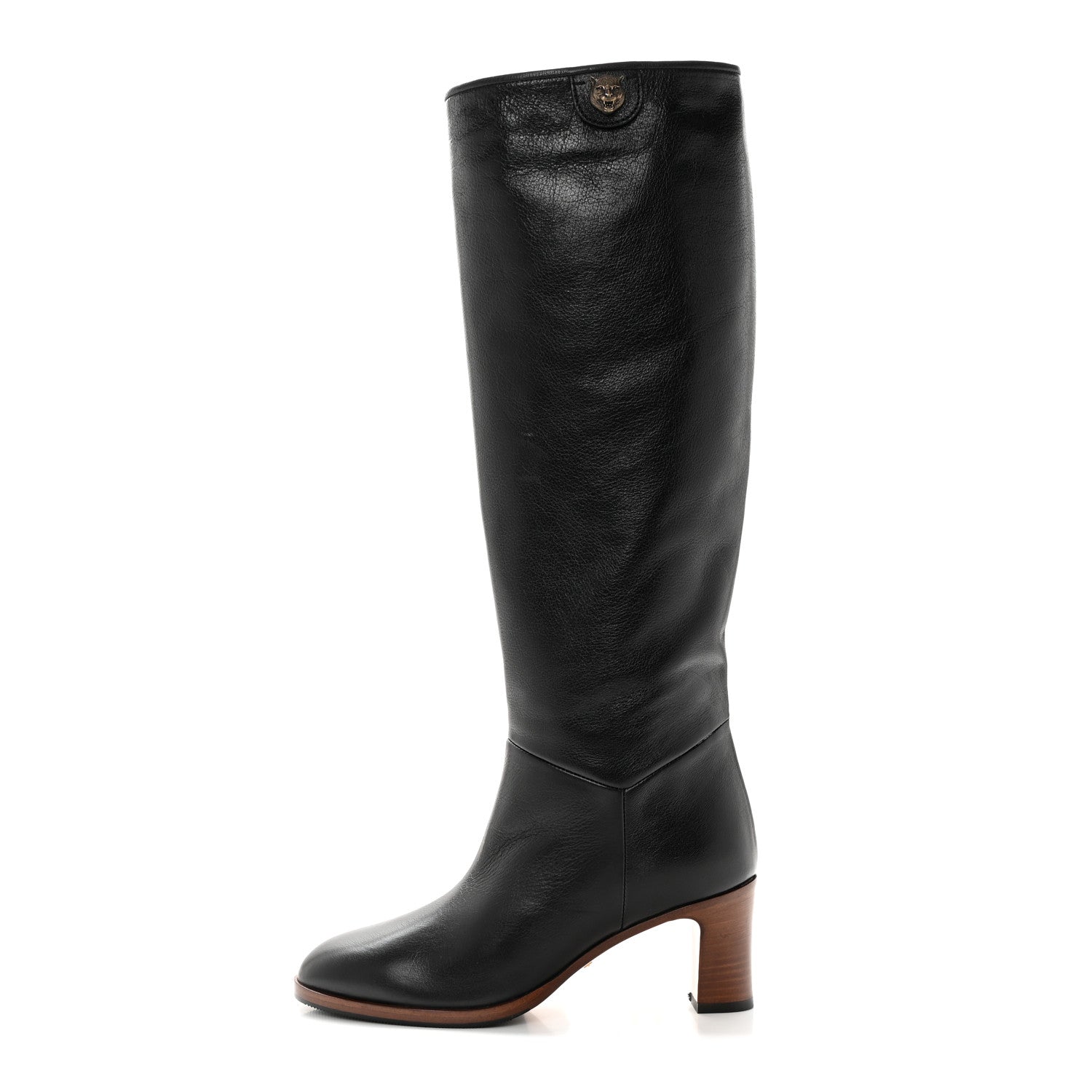 Gucci Calfskin Piuma Lux Energy High Boots 35 Black 1 of 11