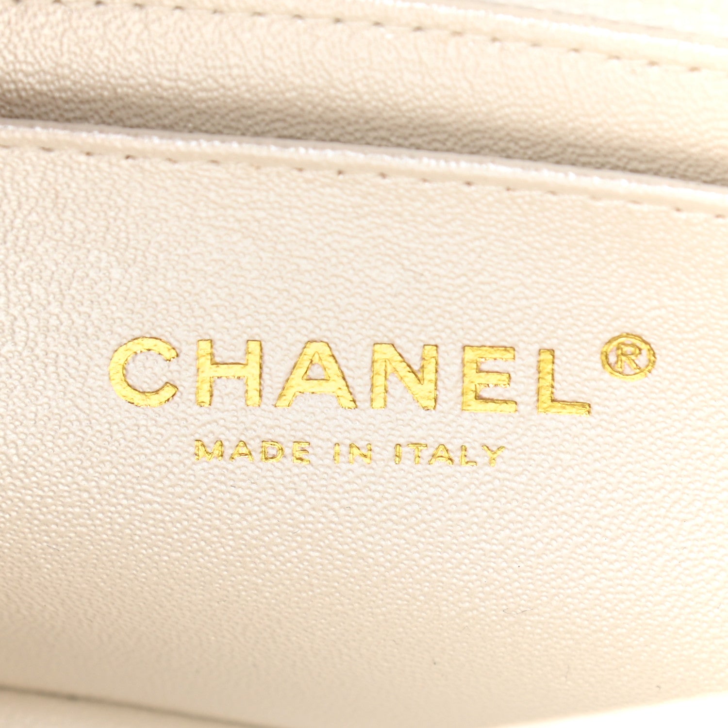 Chanel Iridescent Calfskin Quilted Mini Rectangular Flap White 6 of 10