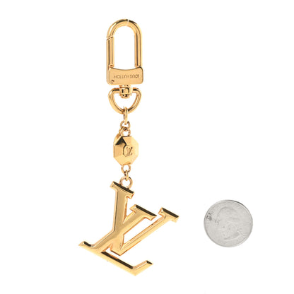 Louis Vuitton LV Facettes Bag Charm Key Holder Gold 2 of 4