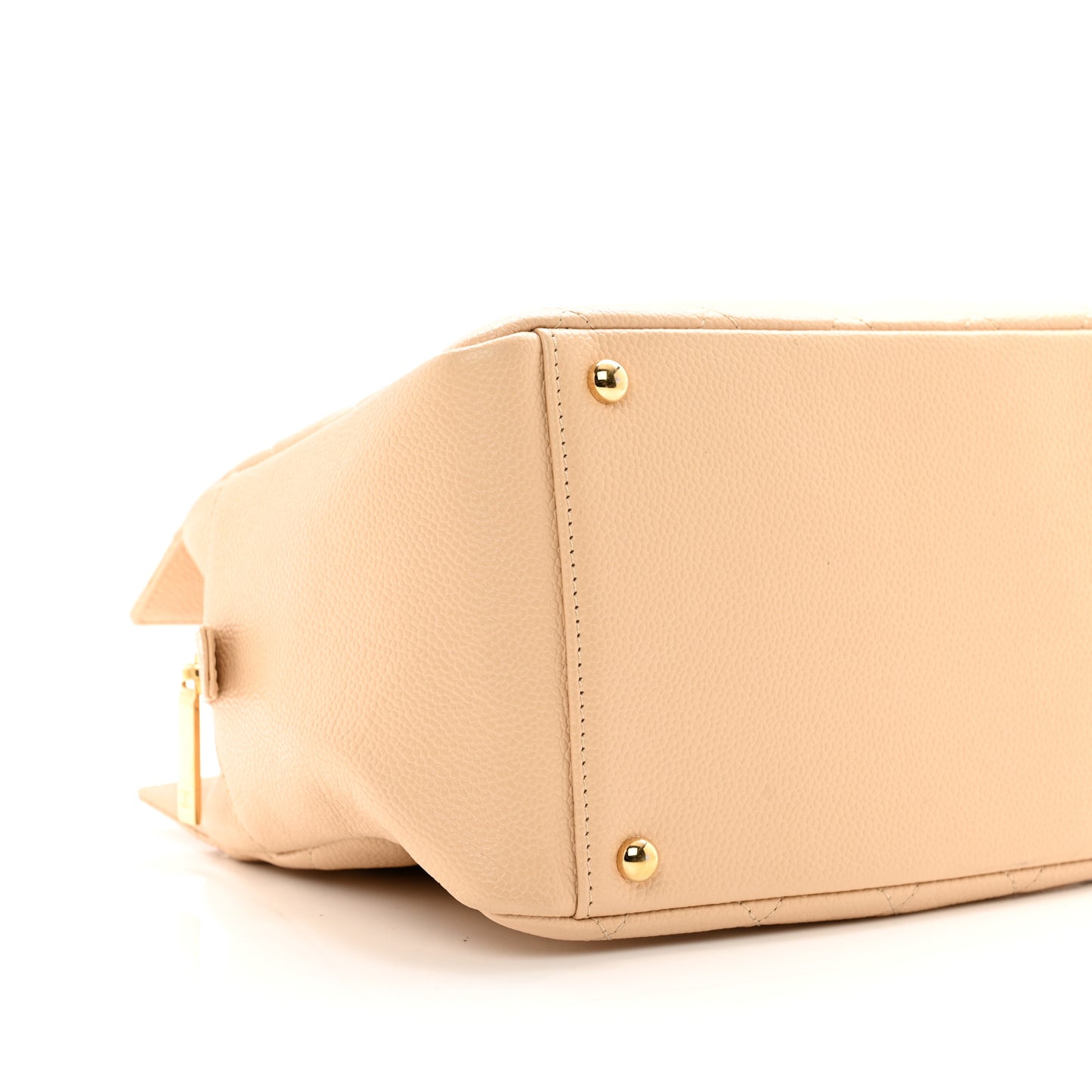 Caviar Quilted Petit Timeless Tote PTT Beige