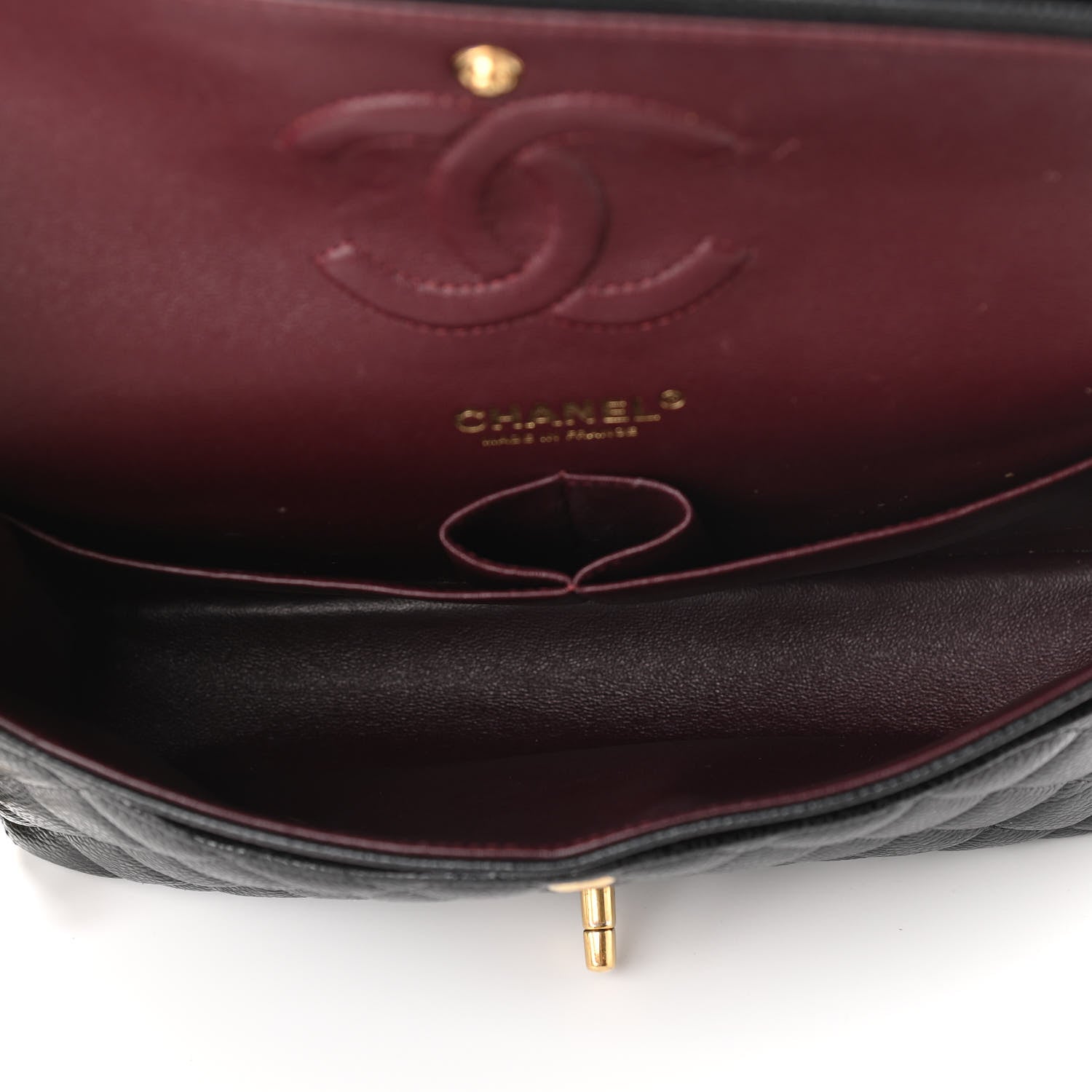 Chanel Caviar Quilted Medium Double Flap Black 5 of 12