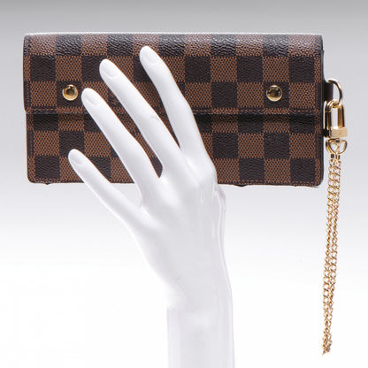 Louis Vuitton Damier Ebene Accordeon Wallet 2 of 8