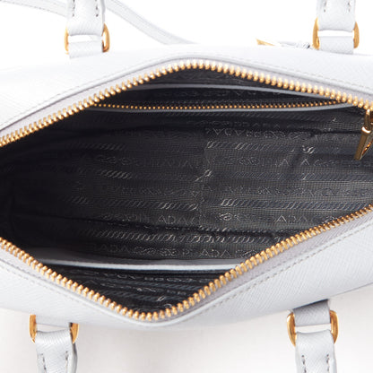 Prada Saffiano Lux Petite Bowler Nube 6 of 8