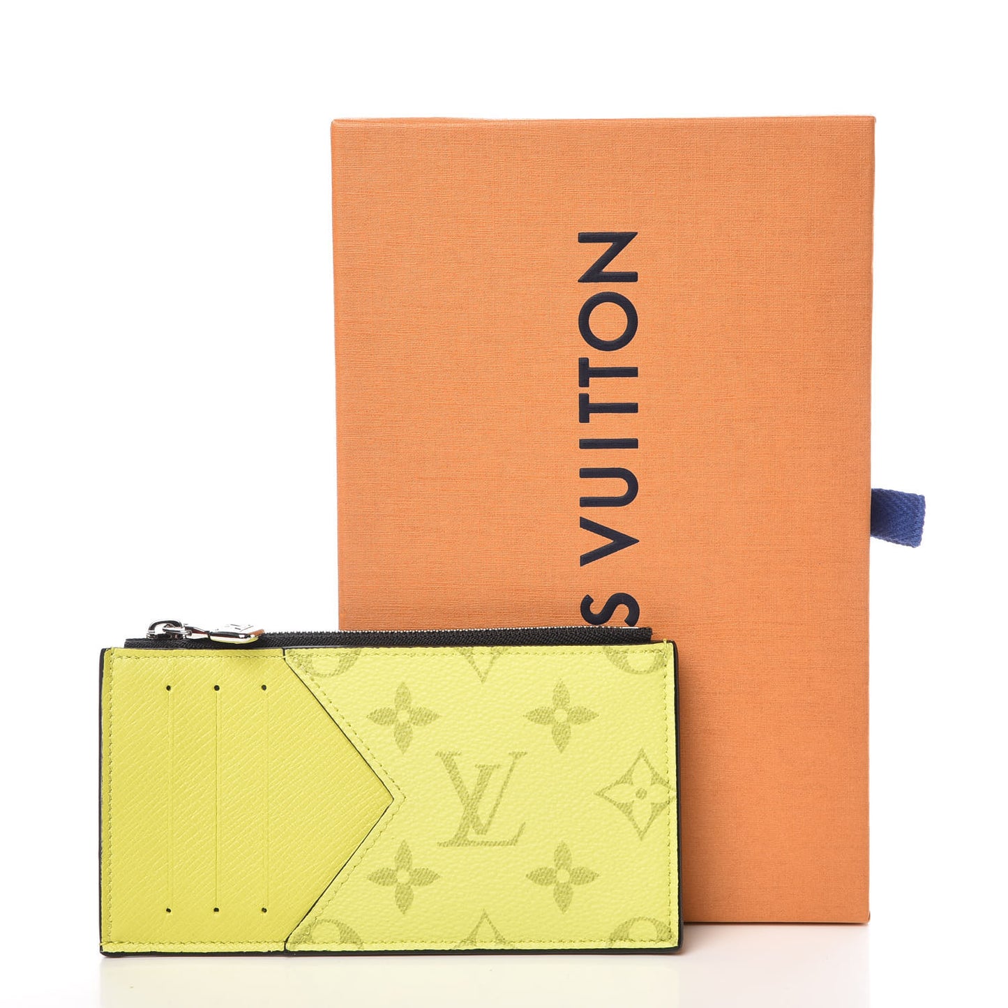 Monogram Taiga Coin Card Holder Yellow
