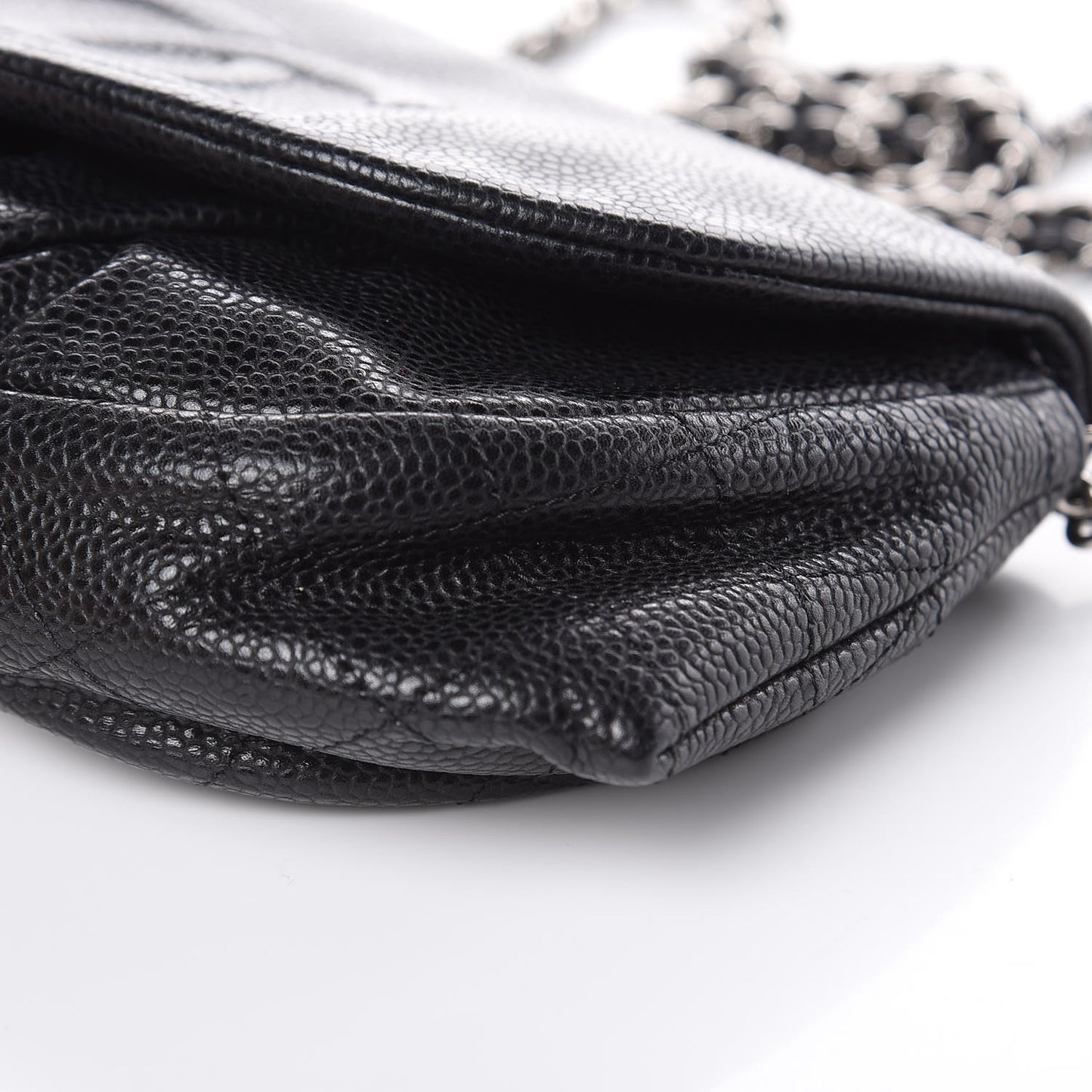 Caviar Half Moon Wallet On Chain WOC Black