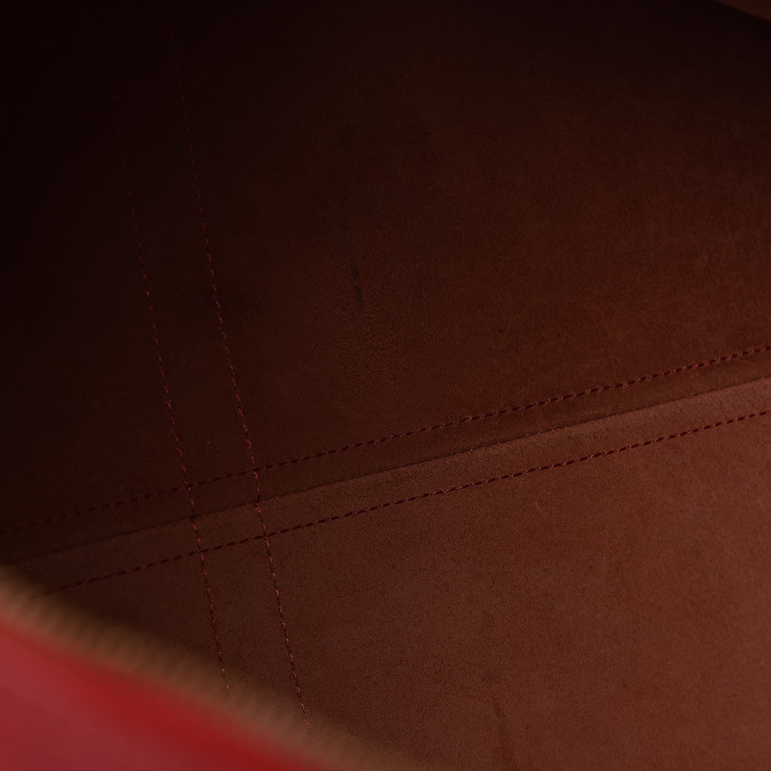 Louis Vuitton Epi Keepall 55 Castillan Red 10 of 26