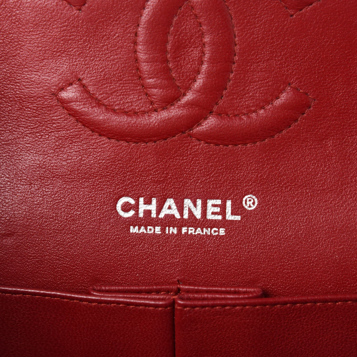 Chanel Caviar Quilted Medium Double Flap Red 10 of 13