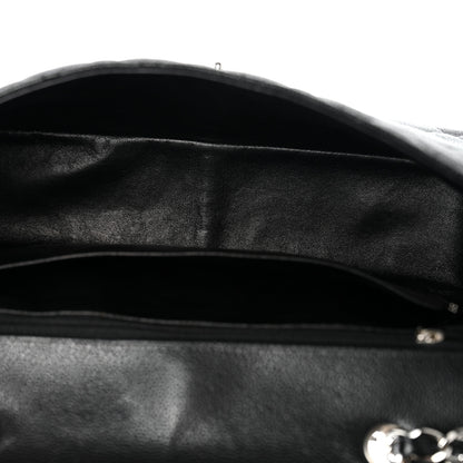 Chanel Caviar Quilted Jumbo Single Flap Black 5 of 12