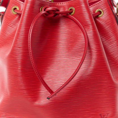 Louis Vuitton Epi Petit Noe Castillan Red 9 of 11