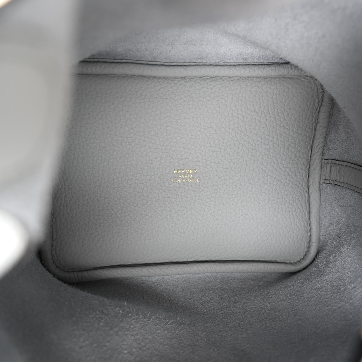 Hermes Taurillon Clemence Picotin Lock 18 PM Bleu Pale 5 of 11