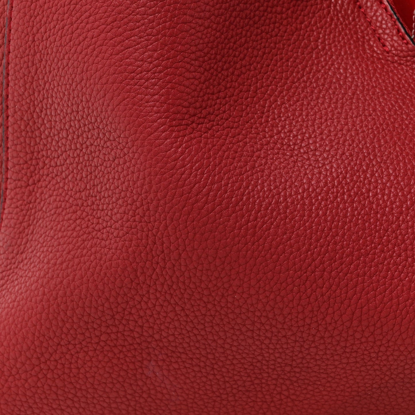 Calfskin Barcelona Tote Scarlet Red