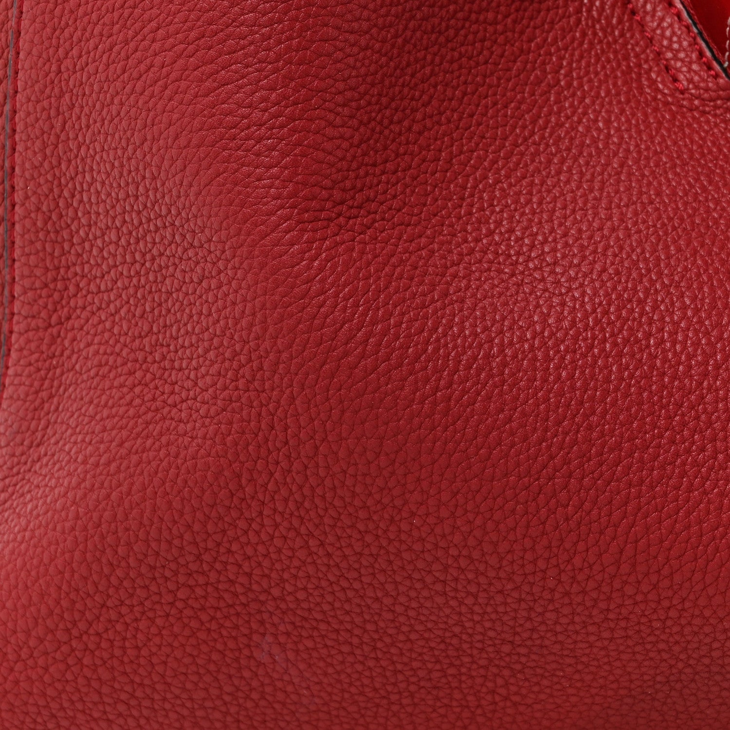 Loewe Calfskin Barcelona Tote Scarlet Red 8 of 21