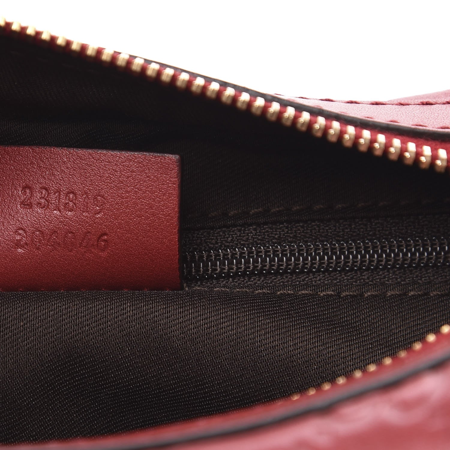 Gucci Guccissima Small Charmy Hobo Red 7 of 10
