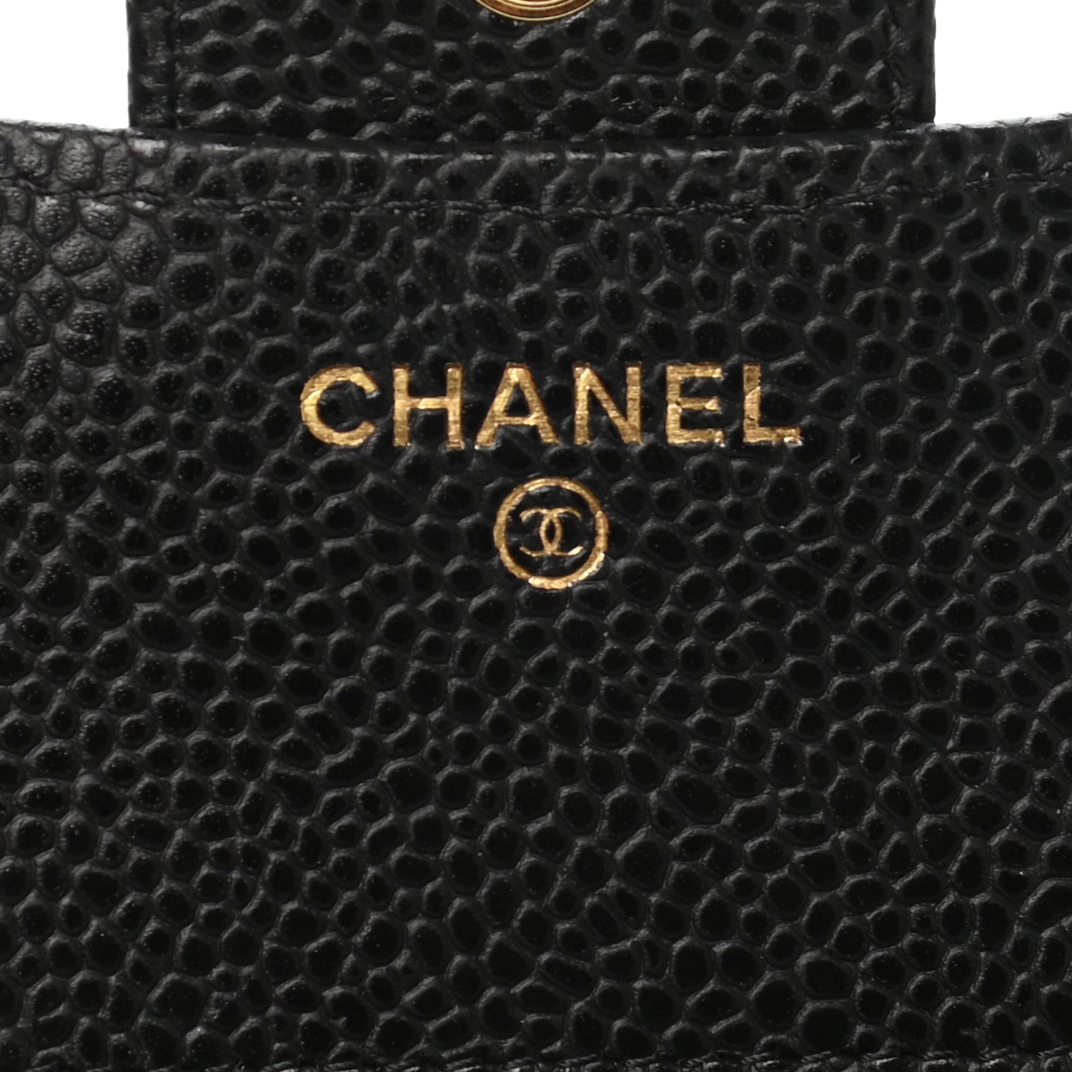 Chanel Caviar Quilted Compact Flap Wallet Black 6 of 7