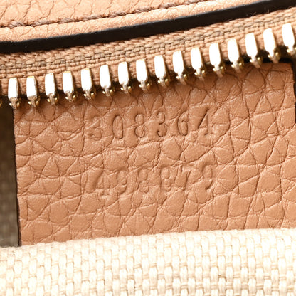 Gucci Pebbled Calfskin Small Soho Disco Bag Camelia 7 of 11