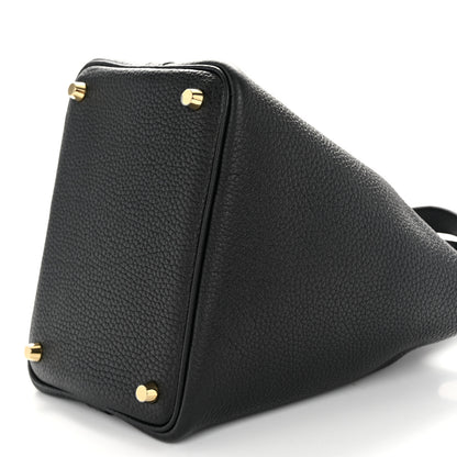 Hermes Taurillon Clemence Picotin Lock 18 PM Black 10 of 11
