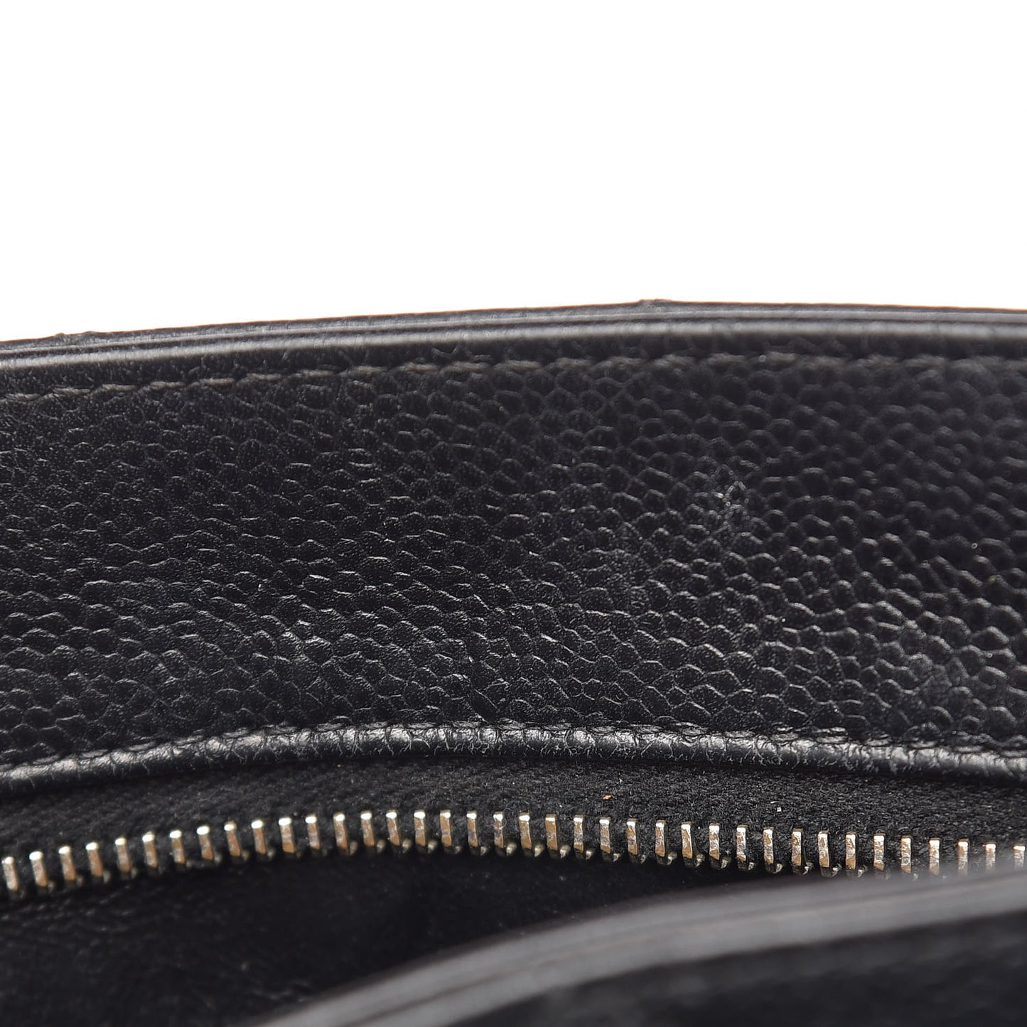 Caviar Quilted Medallion Tote Black