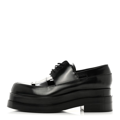 Hermes Glossed Calfskin Galilee Loafers 39 Black 1 of 9