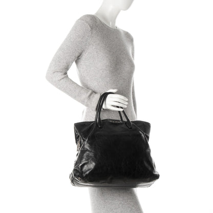 Miu Miu Vitello Shine Top Handle Tote Nero Black 2 of 8