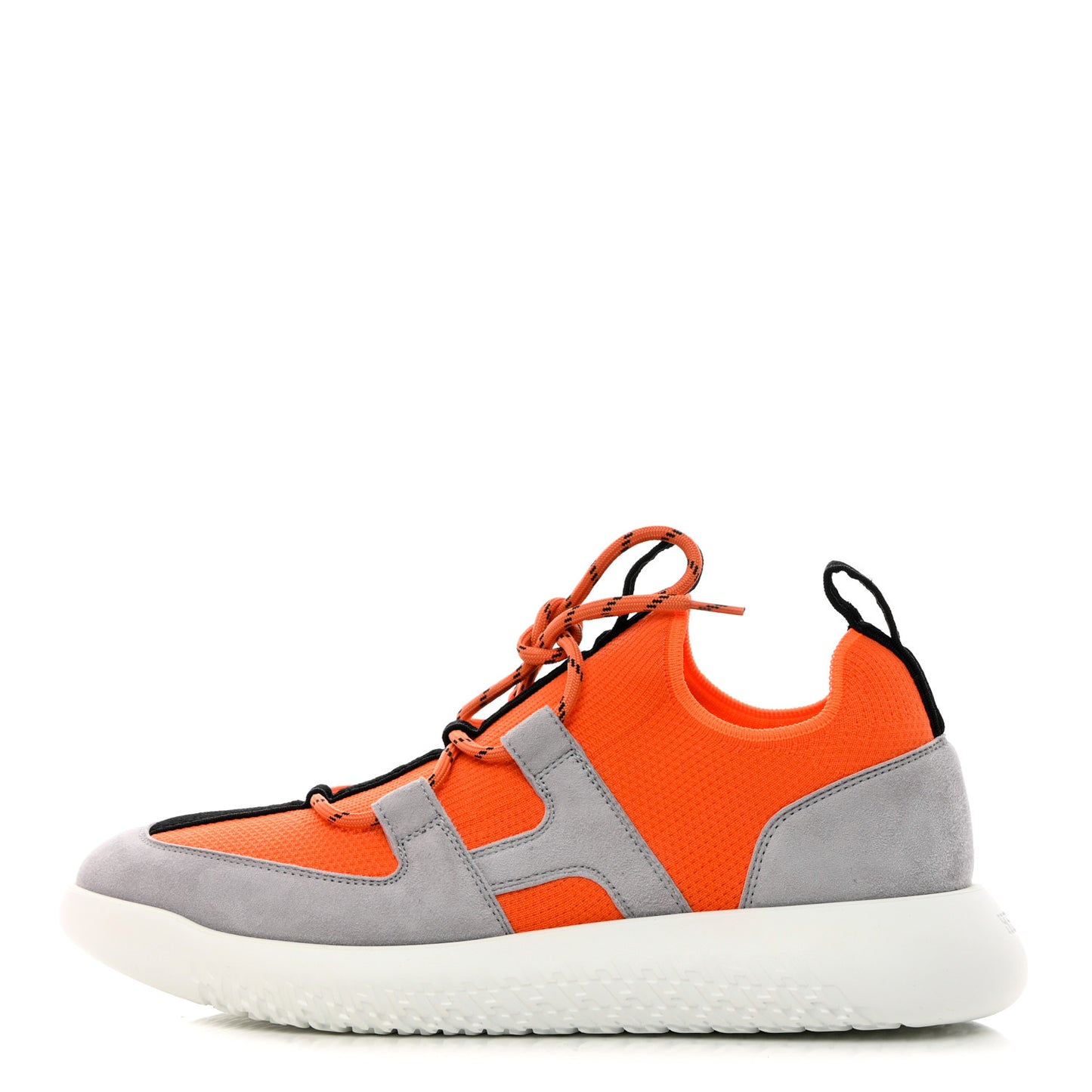 Technical Canvas Suede Goatskin Womens Duel Sneakers 39 Orange Multicolor