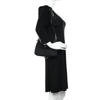 Prada Nylon Re-Edition 2005 Shoulder Bag Black 2 of 13