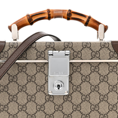 Gucci GG Supreme Monogram Globe-Trotter Beauty Case Brown 8 of 12