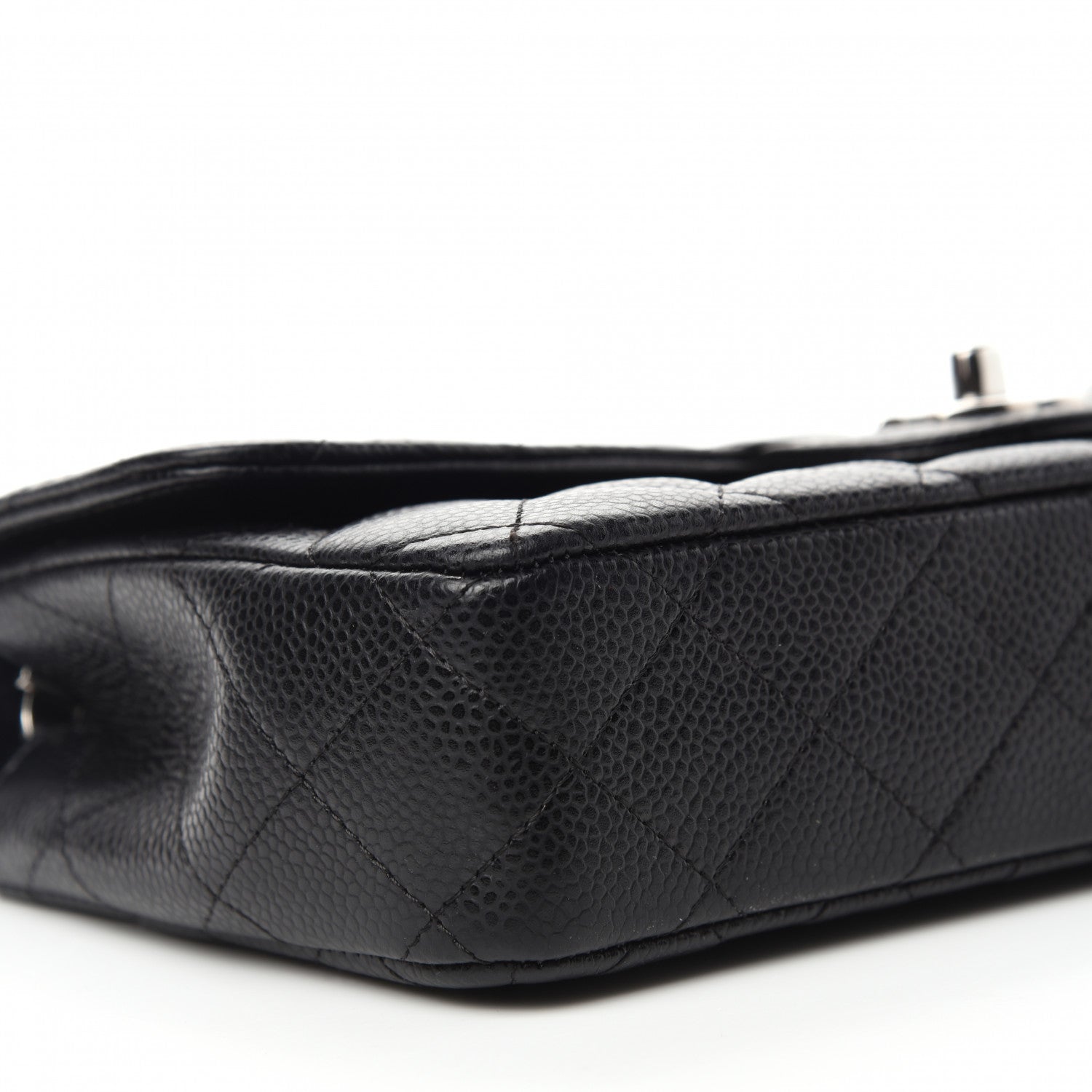 Chanel Caviar Quilted East West Flap Black 9 of 11